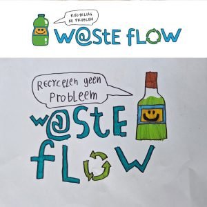 wasteflow-drawing recycle-logo-drawing-recycling-waste-artist
